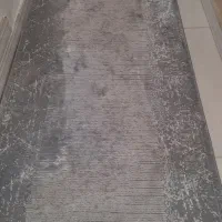 ۳ عدد فرش نخ ابریشمی طوسی رنگ