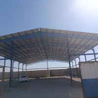 اجرای خرپا نما لمبه سقف سوله آلاچیق