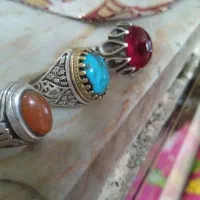 چند انگشتر نقره وسماور|بدلیجات|مشهد, پورسینا|دیوار