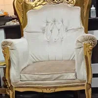 مبل استیل سلطنتی ۹ نفره|مبلمان خانگی و میز عسلی|شاهین‌شهر, فردوسی|دیوار