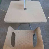 میز و صندلی پلیمری حصیر باف|کافیشاپ و رستوران|مشهد, ویلاشهر|دیوار