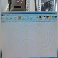 کامپیوتر کارکرده، همراه با کیبورد، مانیتور، ماوس