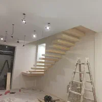 نصاب چوب ترمو، پله چوبی نقاشی چوب،کابینت قرنیز|خدمات پیشه و مهارت|هشتگرد, تهران دشت|دیوار