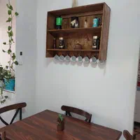 شلف چوبی دیواری|کتابخانه، شلف، قفسههای دیواری|کرمانشاه, |دیوار