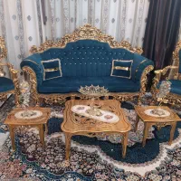 مبل سلطنتی مناسب عروس|مبلمان خانگی و میز عسلی|بروجرد, |دیوار