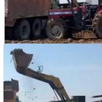 تراکتر جهت نخاله برداری خاک برداری