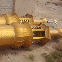 مناره الومنیوم طلایی مسجد|مصالح و تجهیزات ساختمان|زرین دشت (فارس), |دیوار