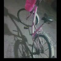 دوچرخه صورتی دخترانه|دوچرخه، اسکیت، اسکوتر|اهواز, سیصد دستگاه|دیوار
