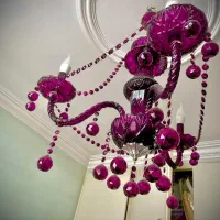 ۲ عدد لوستر کریستالی|لوستر و چراغ آویز|تهران, پرستار|دیوار