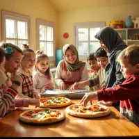 کوچولو بیا پیتزا درست کن