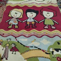 فرش اتاق کودک پشتی تابلو