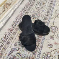 صندل مشکی مخمل نو
