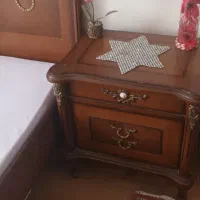 سرویس خواب دونفره چوب راش|تخت و سرویس خواب|کرج, منطقه ویژه اقتصادی پیام|دیوار