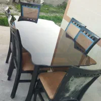 میزوصندلی غذاخوری 6نفره