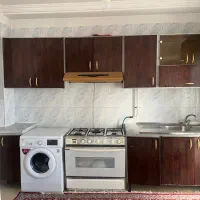 کابینت فلزی ، گاز پنج شعله طرح فر، سینک، شیر و هود