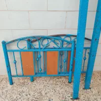 تخت فلزی یک نفره|تخت و سرویس خواب|اهواز, کارون|دیوار