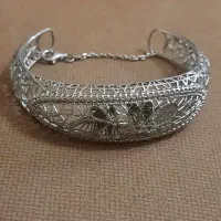 دستبندنقره زنانه عیار۹۲۵ نووشیک بدون نگین