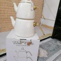 کتری قوری دسته طلایی|قوری، کتری، قهوهساز دستی|فردیس, شهرک ۱۱۰|دیوار