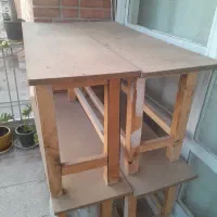 چرخ خیاطی ۱عدد با نخ هاب رنگی و ۴ عدد نیمکت|چرخ خیاطی و ریسندگی|نظرآباد, فخر ایران|دیوار