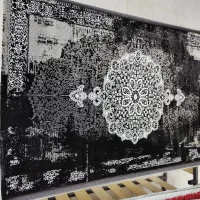 قالیچه یک در یک و نیم ترنج طهران 42|فرش|مشهد, کشف|دیوار
