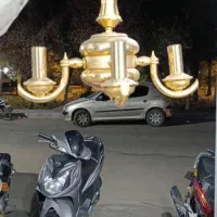 دو عدد لوستر|لوستر و چراغ آویز|یزد, |دیوار