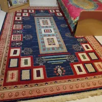 یک عددقالی ۶ متری نقش گبه قشقایی تمیز|فرش|شیراز, زرهی|دیوار