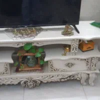 میز تلوزیون رنگ استخوانی