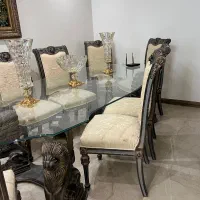 سرویس مبلمان ۹ نفره برند استیل برلیان|مبلمان خانگی و میز عسلی|تهران, حکمت|دیوار