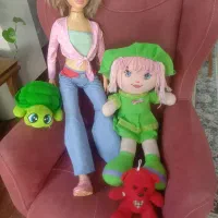 ۴ عدد عروسک در حد نو