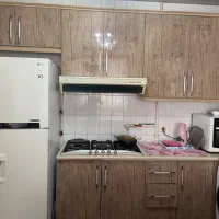 کابینت بدنه فلزی کاملا سالم. همراه با درب  چوبی