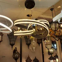 لوستر های مدرن کریستالی