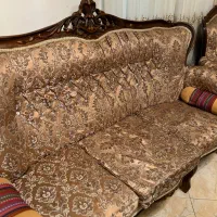 مبل ۷ نفره سلطنتی بهمراه میز ناهار خوری ۸ نفره|مبلمان خانگی و میز عسلی|چالوس, |دیوار