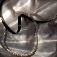 گرذنبند مرواریدی ربان دار