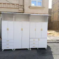 کمد دیواری متحرک در اندازه ها با چک 10ماه