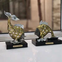 مجسمه سفالی آینه‌کاری خارجی
