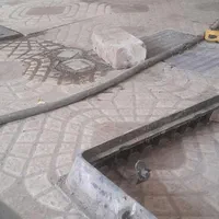 کاشی کاری دوقابی ، موزاییک ، نصب در