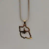 گردنبند طرح ایران و فروهر ارزان تر از همه جا|بدلیجات|کرمان, |دیوار