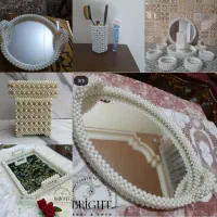 انواع کارهای  مرواریدی و کریستال