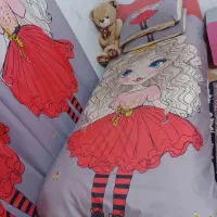 فرش پرده روتختی ست دخترانه|سرویس روتختی|رفسنجان, |دیوار