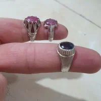 انگشتر شجر و یاقوت و عقیق|جواهرات|تهران, شهرک طالقانی|دیوار