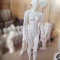 مانکن سفید زنانه فایبرگلاس