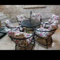 صندلی طرح آلکاسر باغی مبلمان اتشدان دار 77|صندلی و نیمکت|محمدشهر, محمدشهر|دیوار