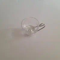 فنجان دسته فلزی قدیمی