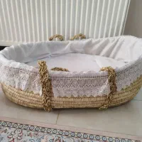 گهواره حصیری نوزاد|تخت و سرویس خواب|یزد, |دیوار