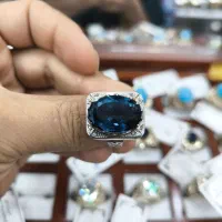 انگشتر دستساز توپاز لندن کمیاب|جواهرات|شیراز, هفت تنان|دیوار