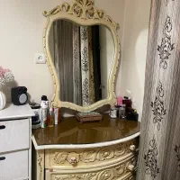 تخت خواب دو نفره با پاتختی|تخت و سرویس خواب|تهران, آشتیانی|دیوار