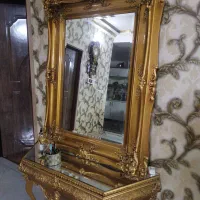 آینه و کنسول چوبی