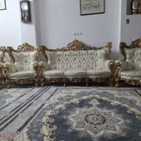 مبل 9نفره همراه با میز راش|مبلمان خانگی و میز عسلی|خمینیشهر, |دیوار