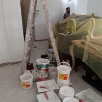 نقاش ونقاشی ساختمان خرده کاری تمام نقاط تهران|خدمات پیشه و مهارت|تهران, ازگل|دیوار