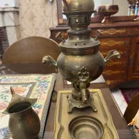 سماور ذغالی برنجی